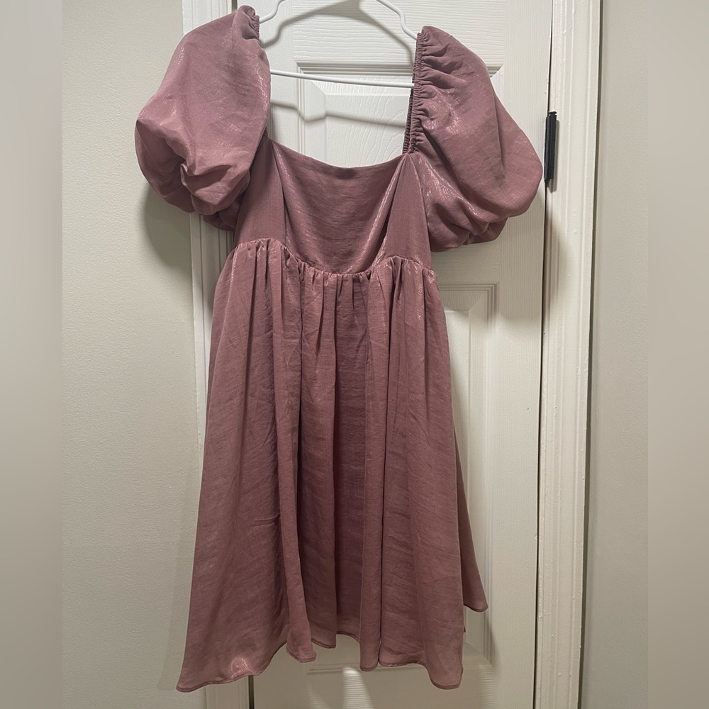Fab’rik Storia babydoll shimmer dress